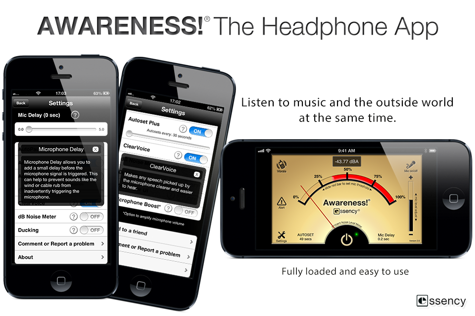 耳机应用:Awareness! The Headphone App –